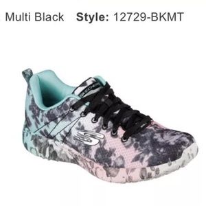 Skechers Womens Burst Wild Rose Cool Memory Foam 12729 Sneakers 8.5 RARE NEW!